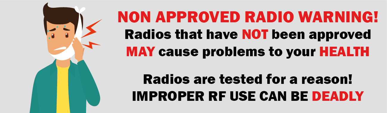 Illegal Radios Warning