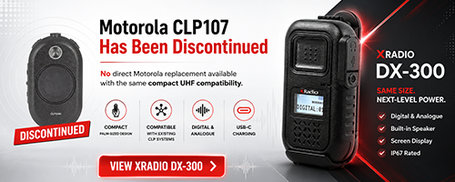 Motorola CLP107 Discontinued Note | Radio Industries Australia
