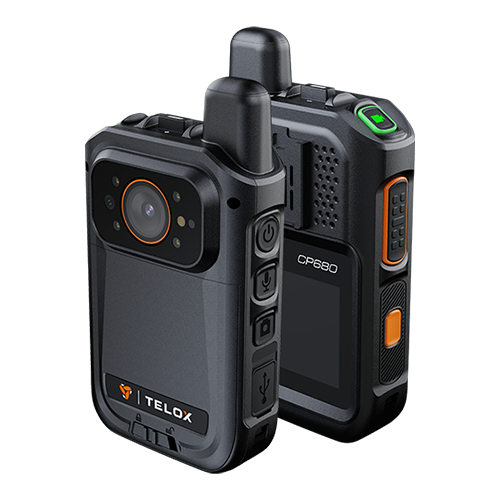 Telox CP680 Push-to-Talk Body-Worn Camera | 4G LTE Smart Body Camera