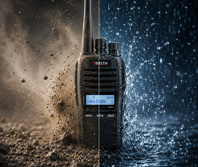 Two-Way Radio IP Ratings Explained: IP54, IP67 & IP68